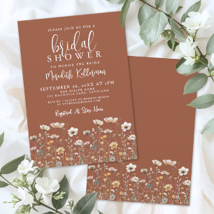 Invitación Boda Silvestre Bohemio Shower