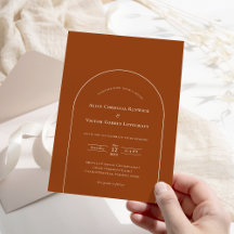 Boda simple de Boho Arch Terracotta