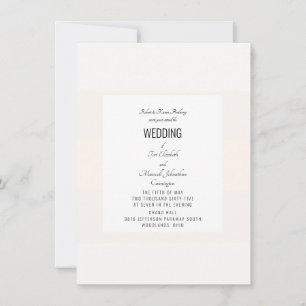 Invitación Boda Simple de Pastel