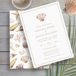 Invitación Boda simple de playa