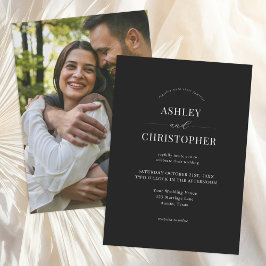 Invitación Boda Simple Moderna y Elegante
