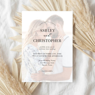 Invitación Boda Simple Moderna y Elegante