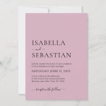 Boda Simple Rosa Rubor