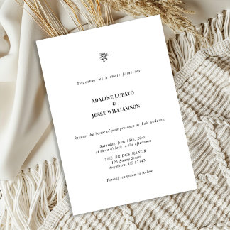 Invitación Boda Simplemente Elegante