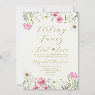 Invitación Boda sin florituras solo amor Fuga