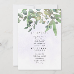 Invitación Boda Splash de Lavanda Pálida Follaje