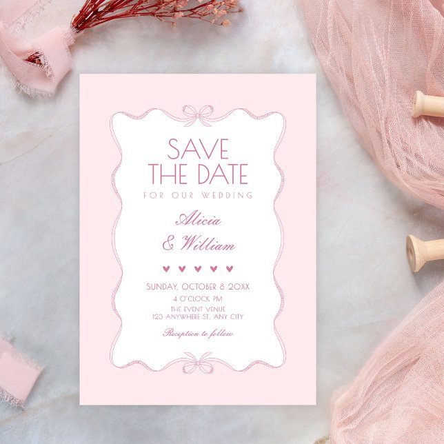 Invitación Boda suave rosa (Subido por el creador)
