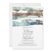 Boda subacuática del chapoteo de la acuarela de la