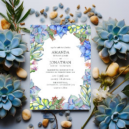 Invitación Boda Succulent