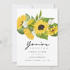 Invitación Boda Sunflowers Bridal Shower