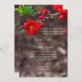 Invitación Boda superior de cartón