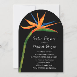 Invitación Boda superior del Paraíso Arch