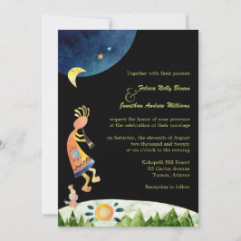 Invitación Boda suroeste de Kokopelli