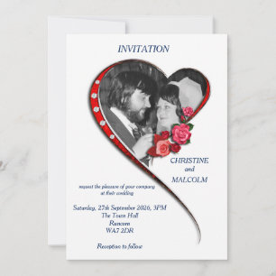 Invitación Boda Swirling Heart