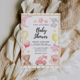 Invitación Boda Teddy Bear Baby Shower