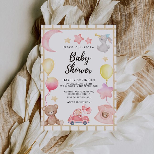 Invitación Boda Teddy Bear Baby Shower (Teddy Bear Wedding Baby Shower Invitation)