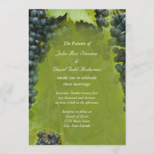 Invitación Boda temático de Wine Vineyard