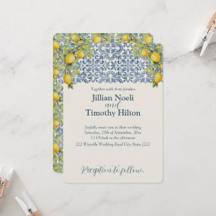 Invitación Boda temático italiano Amalfi