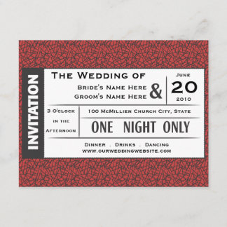Invitación ¡Boda Ticket!