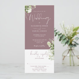 Invitación Boda Todo Incluido de Botánica Malva