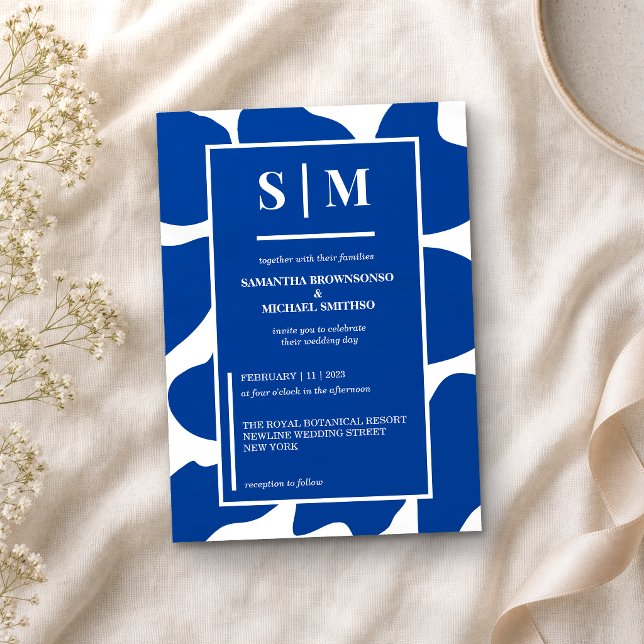 Invitación Boda Tono Armada Moderna (Subido por el creador)