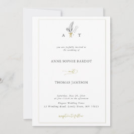 Invitación Boda tradicional de la Primavera de los cuadros