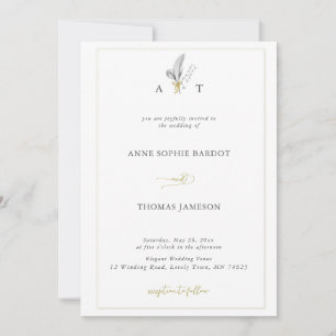 Invitación Boda tradicional de la Primavera de los cuadros
