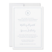 Boda tradicional Dusty Blue Elegant