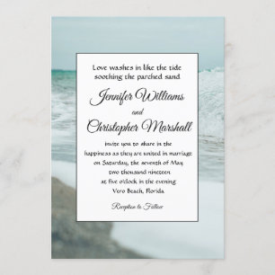 Invitación Boda tropical