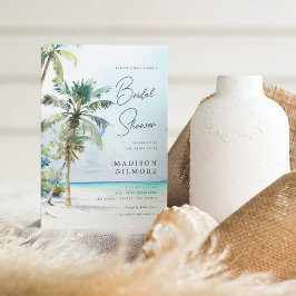Invitación Boda Tropical Beach Island Bridal Shower