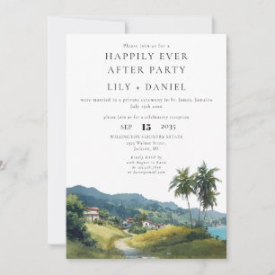 Invitación Boda Tropical Caribe Feliz Para Siempre