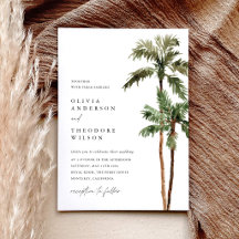Boda Tropical con Palmeras Destino