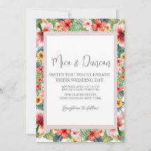 Boda Tropical de Hibiscus