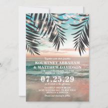 Boda tropical de playa | Cadena de luces