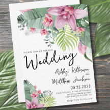 Boda Tropical Floral de Palma