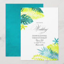 Boda tropical turquesa y limón
