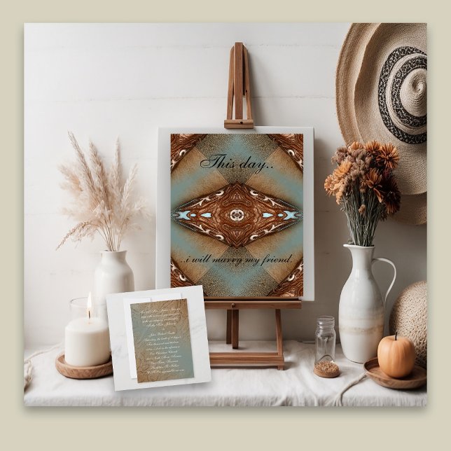 Invitación Boda Turquoise Western Motif (Subido por el creador)