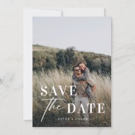 Invitación Boda Única  Foto de Save The Date