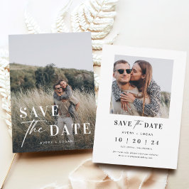 Invitación Boda Única Guardar La Foto De Fecha