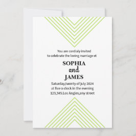 Invitación Boda única y minimalista