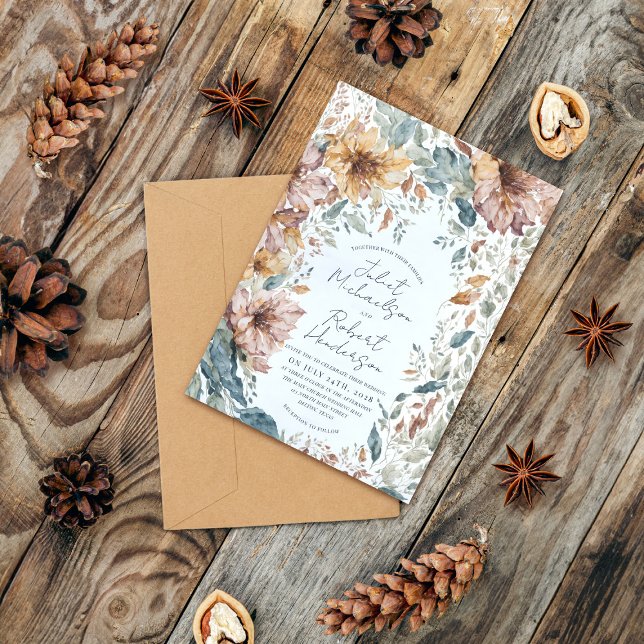 Invitación Boda único de calentamiento de cascada (Subido por el creador)