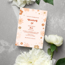 boda único retro vintage de los años 70