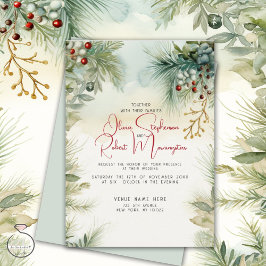 Invitación Boda | Vegetación acuática de invierno