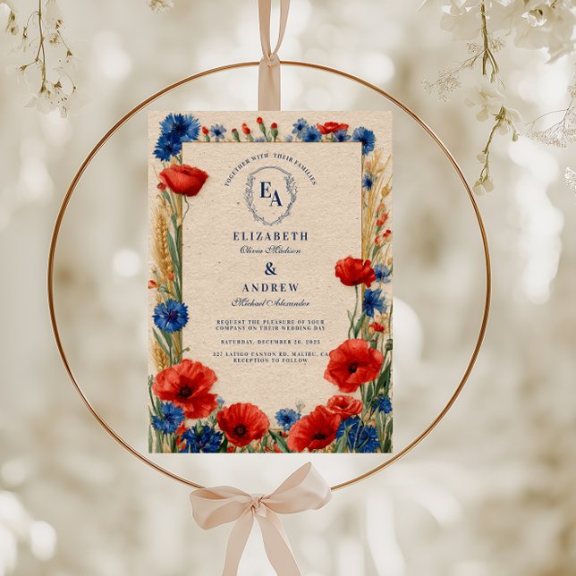 Invitación Boda veraniego de melocotón ruso (Subido por el creador)