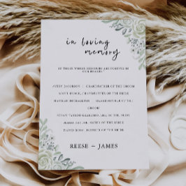 Invitación Boda Verde Esmeralda En El Rótulo De La Memoria Am