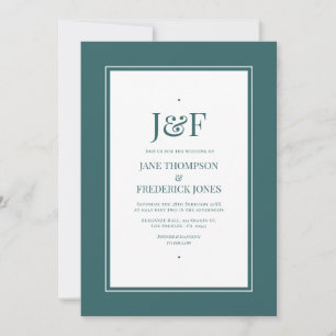 Invitación Boda Verde Transformadora