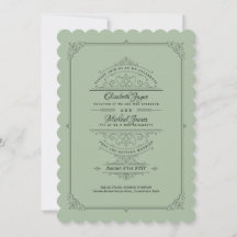 Boda Verde Vintage Regency Sage