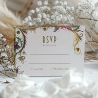 Boda victoriana medieval RSVP Florals