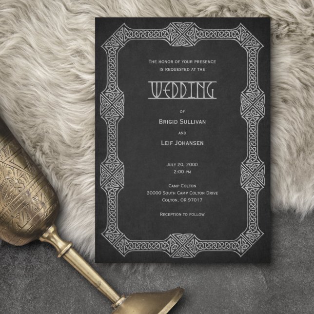 Invitación Boda Viking Celtic Gamer (Subido por el creador)