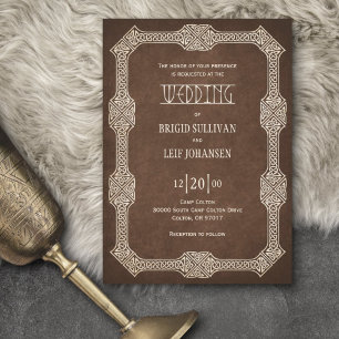 Invitación Boda Viking Celtic Gamer